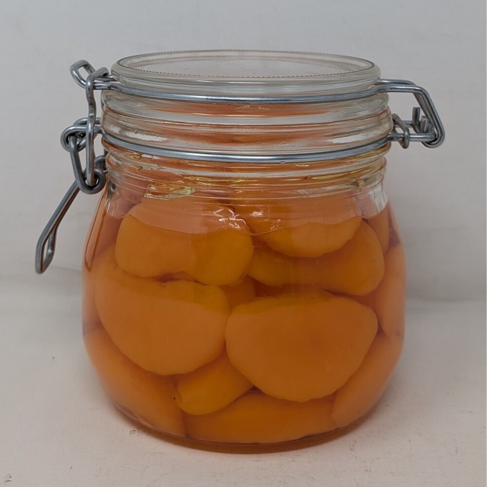 Retired Nature's Preserves Candle White Barn Orange 16 Oz Arc France Jar Rare